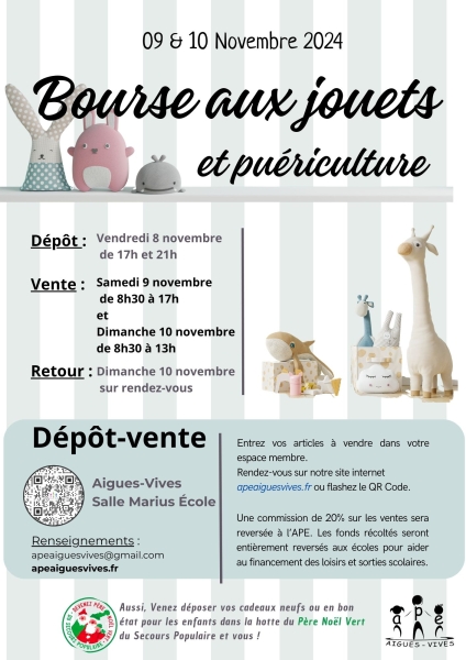 Bourse aux jouets 2024