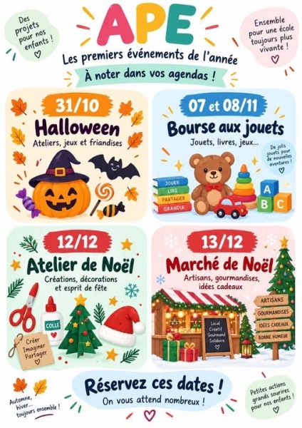 Rappel des dates fin 2026